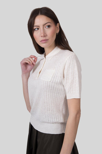 Polo In Puro Lino Naturale Donna - 2