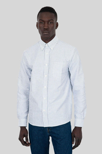 Camicia Doubling Ox Bianco/azzurro Unisex - 6