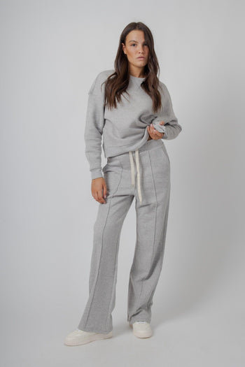 Max Mara Pantalone In Felpa Folk Grigio Chiaro Donna - 2