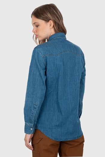 Camicia Denim Denim Medio Donna - 5