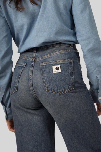 Wip W' Jane Pant Blu Medio Donna - 2
