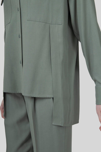 Camicia Guadalupe Verde Salvia Donna - 2