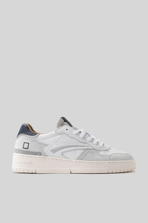 Sneaker Torneo Pure Vintage Calf Bianco/blu Uomo