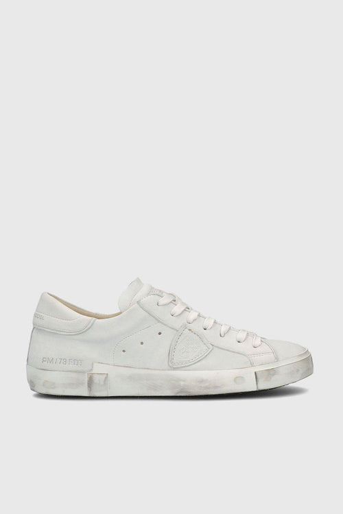 Sneaker Prsx Basic Blanc Bianco Uomo