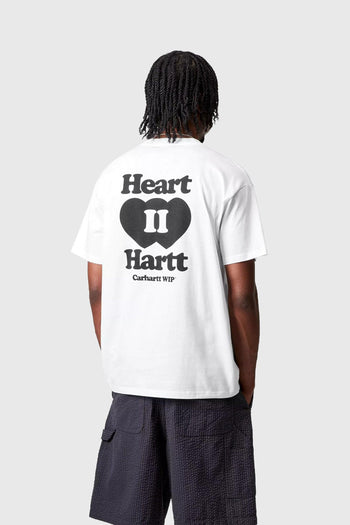 Wip T-shirt S/s Heart Ii Hartt Bianco Uomo - 2