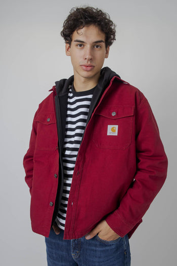 Wip Selby Shirt Jac Rosso Uomo - 2