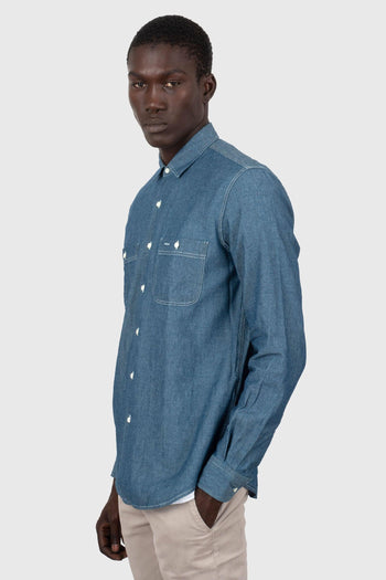 Camicia Denim New C Slim Denim Medio Uomo - 3