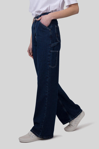 Wip W' Jens Pant Blu Medio Donna - 5