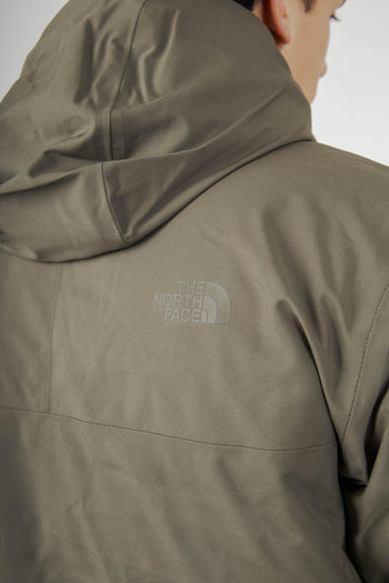 Tnf Range Down Hooded Jacket Verde Uomo - 2
