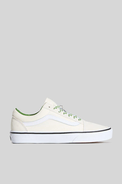 "off The Wall" Sneaker Old Skool Bianco/verde Donna