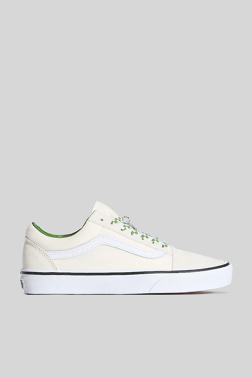 "off The Wall" Sneaker Old Skool Bianco/verde Donna