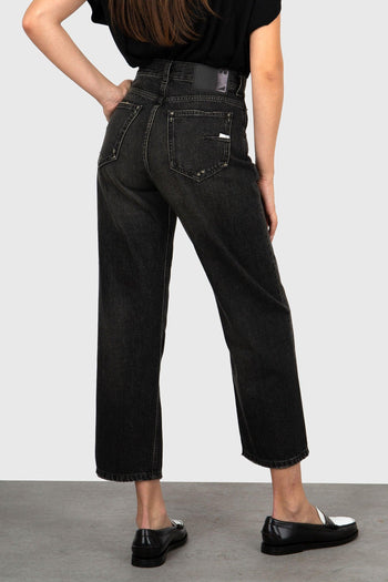 Jeans Regular Uma Nero Donna - 3