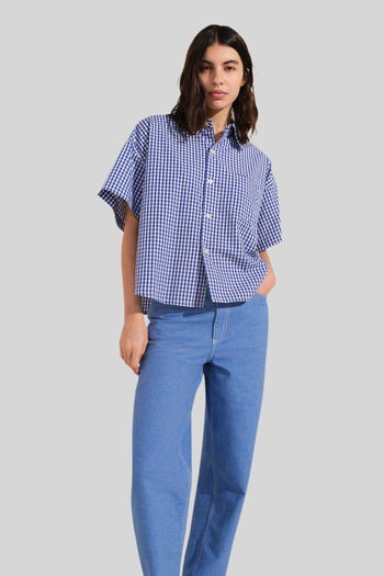 Camicia Ekirow Bianco/blu Donna - 2