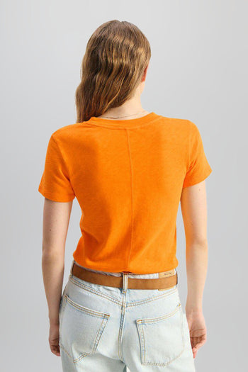 T-shirt Sonoma Arancio Donna - 3