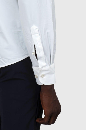 Oxford Open Shirt Bianco Uomo - 4