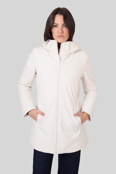 Firth Parka In Tech Softshell Panna Donna