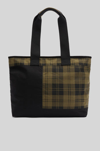 Mya Patchwork Tote Bag Nero Donna - 5