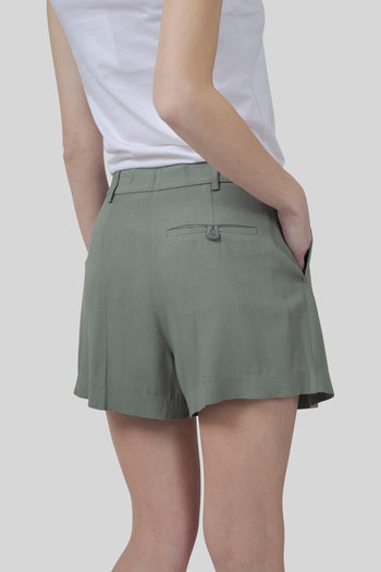 Short Sabina Verde Salvia Donna - 7