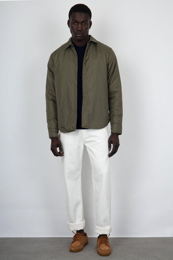 Camicia Nylon Re-shirt Verde Militare Uomo - 2