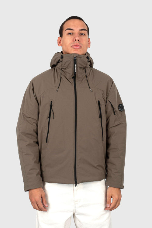 Giubbotto Pro-tek Padded Hooded Beige Uomo