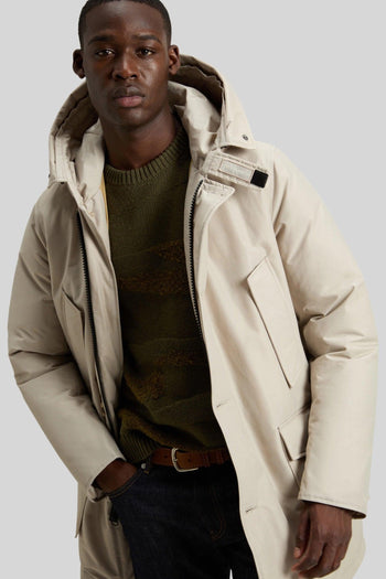 Arctic Parka In Ramar Cloth Con Pelliccia Removibile Bianco Off Uomo - 2