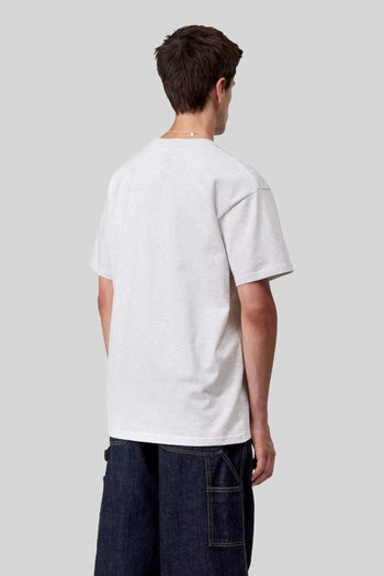 Wip T-shirt S/s Chase Grigio Chiaro Uomo - 2