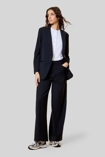 Blazer Zummer Wooltech Boyfriend Blu Donna - 3