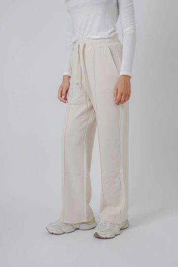 Max Mara Pantalone In Felpa Avorio Donna - 5