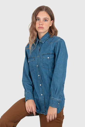 Camicia Denim Denim Medio Donna - 7