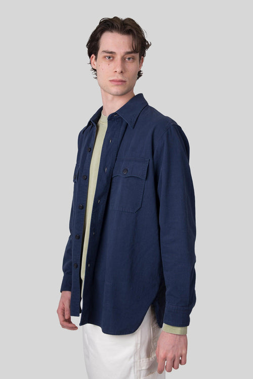 Overshirt Manteco Cpo 2.0 Blu Uomo