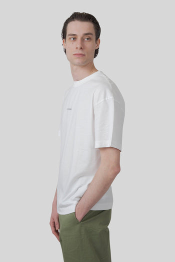 T-shirt 30/1 Jersey Logo Bianco Off Uomo - 3