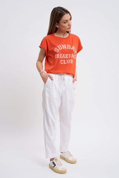 Pantaloni in Lino/Cotone 1429