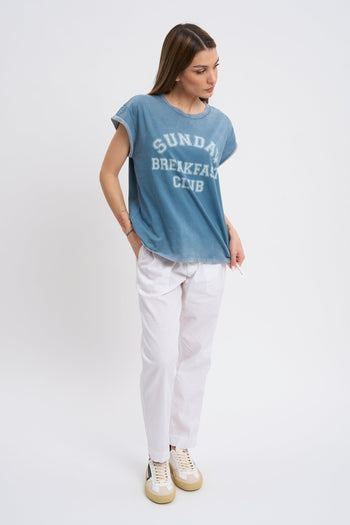 BOWERY T-Shirt Stampa "Sunday Breakfast Club" 1187 - 2