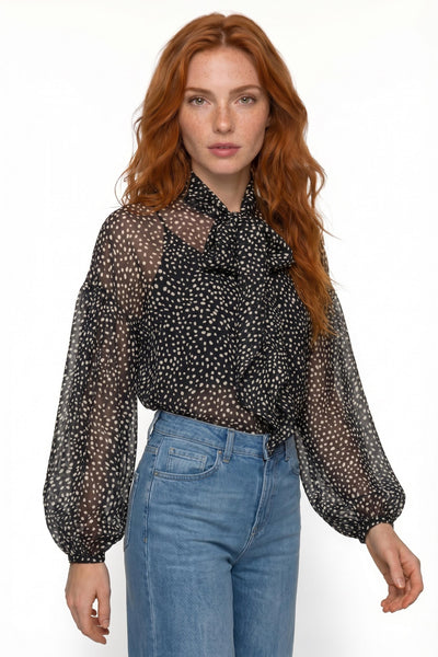 Blusa Stampa Pois 1669