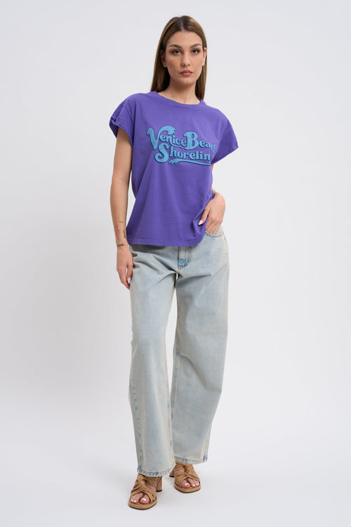 BOWERY T-SHIRT SMANICATA VIOLET 1180