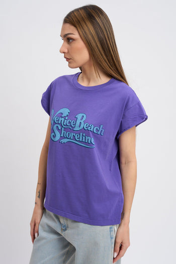 BOWERY T-SHIRT SMANICATA VIOLET 1180 - 3