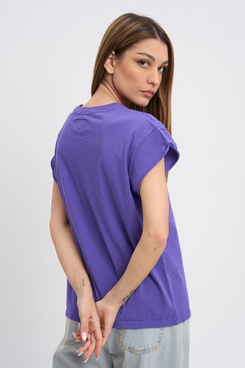 BOWERY T-SHIRT SMANICATA VIOLET 1180 - 4