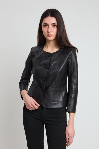 Leather Jacket Black 1134 - 2