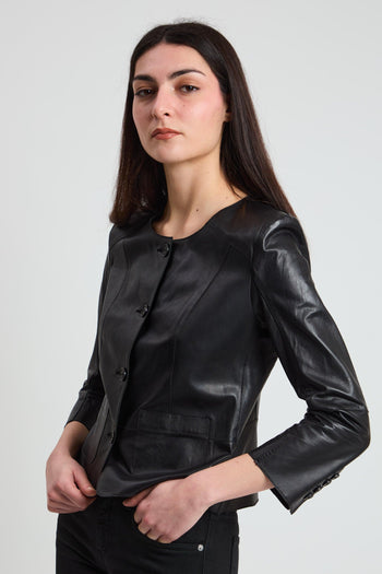 Leather Jacket Black 1134 - 3