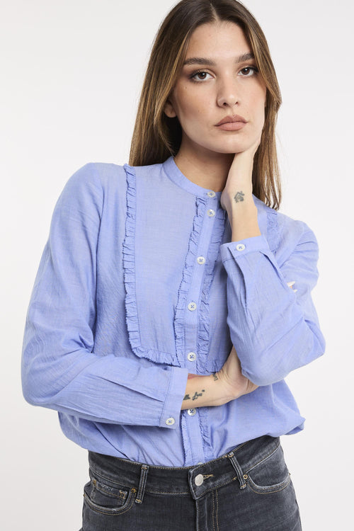 Camicia Rouches Chambray 6512