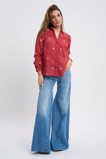 Camicia con Ricami 1689 - 2