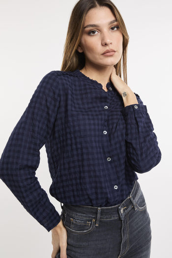 Camicia Vichy Rouches 6513 - 5