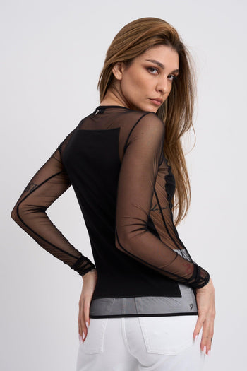 Girocollo Cotone/Tulle 1006 - 5