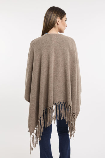 Poncho in Pura Lana 6362 - 7