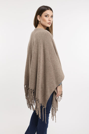 Poncho in Pura Lana 6362 - 6