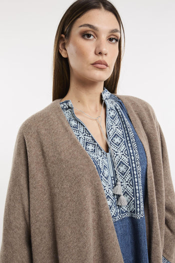 Poncho in Pura Lana 6362 - 4