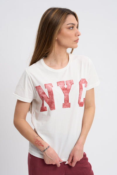 BOWERY T-SHIRT WHITE NYC 1192