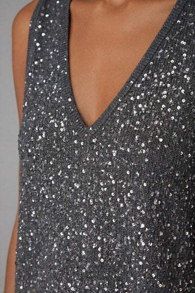Canotta maglia con Paillettes 1620