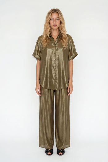 S DEMOISELLES Camicia Over Metallizzata 1086 - 3