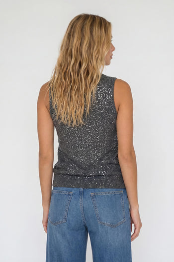 Canotta maglia con Paillettes 1620 - 4